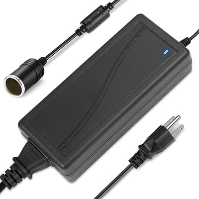 AC 100–240V Input LED Power Adapter Cigarette Lighter Converter Transformer 60W/120W/180W DC 12V with US Plug for Car Accessories, Tire Inflators, Portable Coolers, Car Vacuum Cleaners and Automotive Equipment, 1-Pack/10-Pack