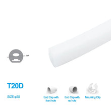 Neon Light Housing – S20D | ⏀20mm Silicone LED Channel System | IP67 Waterproof | 10mm PCB Width | 50M/5M | Local Stock US/UK/DE