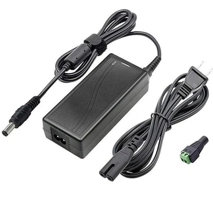 AC 100–240V Input LED Power Adapter Switching Transformer 18W–60W DC 6V with US Plug for Security Systems, Routers, Industrial Electronics and Control Equipment, 1-Pack/10-Pack