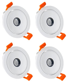 Core-6 Series Narrow Beam COB Downlight – White Housing – TRIAC Dimmable – 5W (3″ Cut-out) – 50-Pack/100-Pack – 3000K–6000K – 100–130V / 200–240V