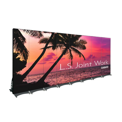 LEP-GOB Series Large LED Wall Display | 5120×1920mm (16.8FT × 6.3FT) | Indoor P2.5 Turnkey LED Screen | GOB-Protected Surface | Magnetic Splicing Assembly