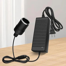 AC 100–240V Input LED Power Adapter Cigarette Lighter Converter Transformer 60W/120W/180W DC 12V with US Plug for Car Accessories, Tire Inflators, Portable Coolers, Car Vacuum Cleaners and Automotive Equipment, 1-Pack/10-Pack
