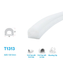 Neon Light Housing – S1313 | 13x13mm Silicone LED Channel System | IP67 Waterproof | 8mm PCB Width | 50M/5M | Local Stock US/UK/DE