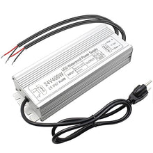 400W Outdoor Waterproof Power Supplies, 12V/24V Output, 90-140V / 175-265V Input, Dual Output, Aluminum Housing, Outdoor Lighting Projects, CE/RoHS/FCC Certified, US/UK/EU Plug, 1-Pack / 10-Pack