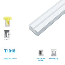 Neon Light Housing – S1018 Side Edge Lighting | 10x18mm Silicone LED Channel System | IP67 Waterproof | 10mm PCB Width | 50M/5M | Local Stock US/UK/DE
