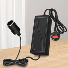 AC 100–240V Input LED Power Adapter Cigarette Lighter Converter Transformer 60W–120W DC 12V with UK Plug for Car Accessories, Tire Inflators, Portable Coolers, Car Vacuum Cleaners and Automotive Equipment, 1-Pack/10-Pack