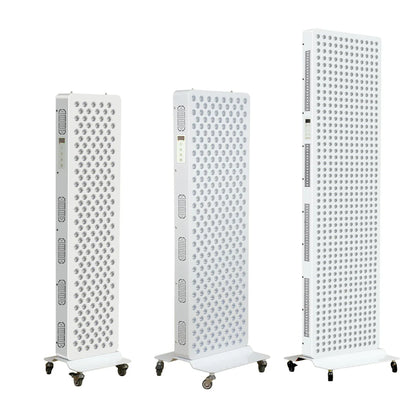 ALL-PRO Series Large Panel Infrared Therapy Lamp – 140W / 260W / 420W | Dual Chip Red Light & Infrared | Touch Control with Timer & Pulse Dimming | 30° Lens | AC85–265V | Included Hanging Rope, Protective Goggles | for Skin | US / EU / UK / AU Plug