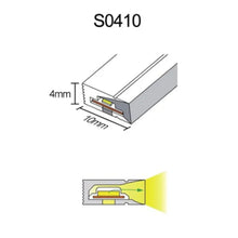 Neon Light Housing – S0410 Side Edge Lighting | 4x10mm Silicone LED Channel System | IP67 Waterproof | 5mm PCB Width | 50M/5M | Local Stock US/UK/DE