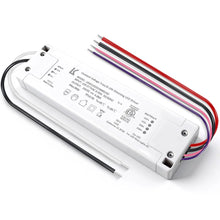 100W Plastic Case Universal Dimmable LED Driver, 12V/24V DC, ETL Listed, AC 120-277V Input, LED Driver for Commercial Lighting Projects / LED Strip Installations / Architectural Lighting Systems