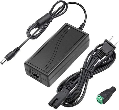 AC 100–240V Input LED Power Adapter Switching Transformer 36W–120W DC 12V with UK Plug for LED Strip Lights, CCTV Systems, Security Cameras, Pumps and Industrial Electronics, 1-Pack/10-Pack