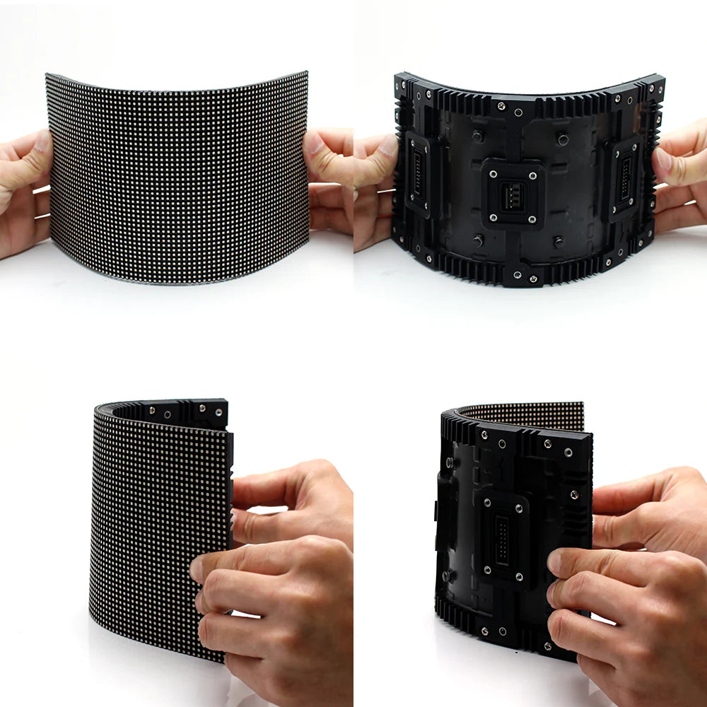 OF-2N Series Outdoor Flexible LED Module – P3.2 | 256×128mm Panel | Dual-Side IP65 Waterproof | Front & Rear Maintenance | 4500nits | Nationstar LEDs