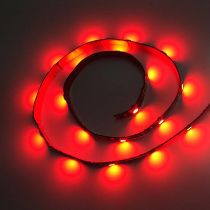 635nm SMD2835 DC12V Red LED Strip Light – Visible Red for Indicators & Lighting, 60/120/240 LEDs/m, 5M /10M, IP00/IP65