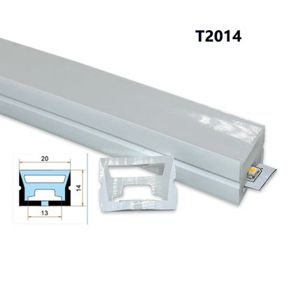 Neon Light Housing – S1420 | 14x20mm Silicone LED Channel System | IP67 Waterproof | 12mm PCB Width | 50M/5M | Local Stock US/UK/DE