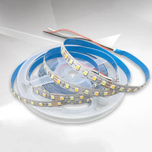 DC12V SMD2835 Dual Color LED Strip Light – 120 LEDs/m | High Brightness Low Voltage LED Tape | 8mm PCB | Warm White + Cool White | IP00 / IP67 | for Mirror, Kitchen Cabinet, Bedroom | 50/500M