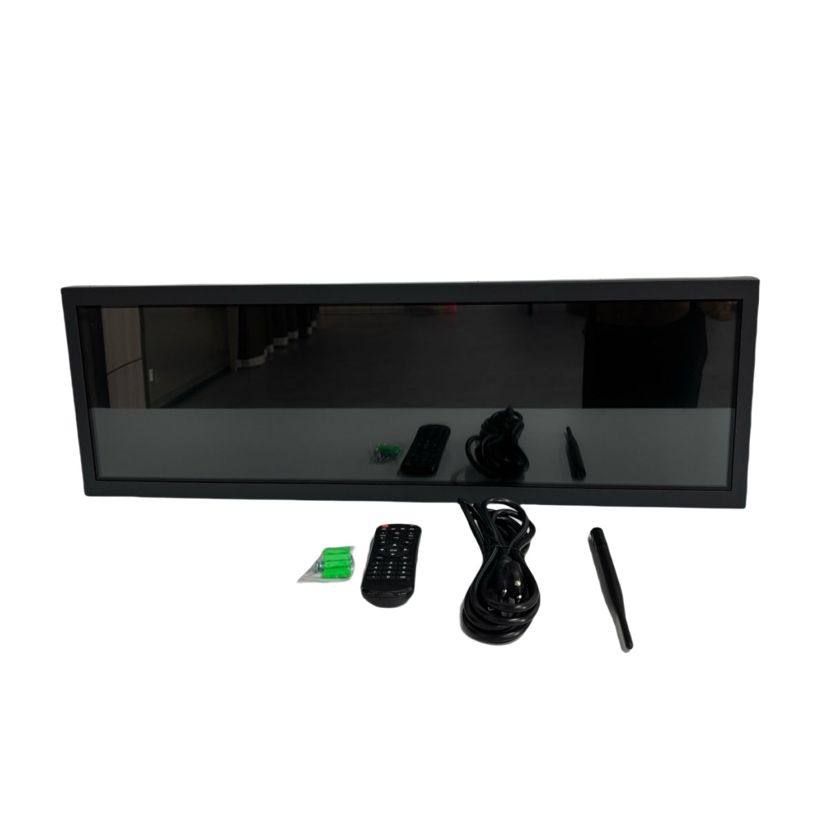 28.6 Inch (698.4×203.7mm Viewable) Ultra-Wide Android LCD Shelf Screen | Stretched Bar Digital Signage w/ Optional Touch | Cloud / USB / App Control
