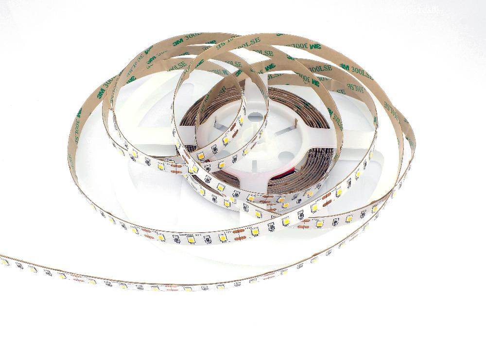 DC24V SMD2835 Full Spectrum LED Strip Light – CRI 97+ | 300 LEDs (60 LEDs/M) | 2700K / 3000K / 4000K / 5500K / 6500K | 10W/M | 8mm PCB | CRI 97+ | IP00 / IP67 | Under Cabinet, Mirror & Bedroom Accent Lighting | 50/500M