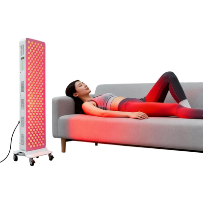 ALL-PRO Series Large Panel Infrared Therapy Lamp – 600W / 800W | Dual Chip Red Light & Infrared | Touch Control with Timer & Pulse Dimming | 30° Lens | AC85–265V | Included Hanging Rope, Protective Goggles | for Skin | US / EU / UK / AU Plug