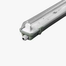 TP Series LED Tri-Proof Light – 4ft | 1-Tube Included | Waterproof Dustproof LED Fixture | Stripe Clear Cover | 3000K/4000K/5000K | AC 90–240V | Non-Dimmable | 20-Pack / 100-Pack