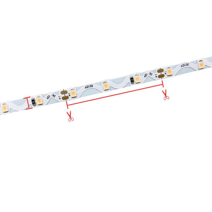DC12V SMD2835 S-Shape LED Strip Light – 60 LEDs/m | High Brightness Low Voltage LED Tape | 6mm PCB | Non-Waterproof | Warm White / Natural White / Cool White / Red / Blue / Golden Yellow / Green / Pink | for Mirror, Kitchen Cabinet, Bedroom | 50/500M
