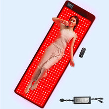 Infrared Therapy Heating Blanket & Mat – 6 Size Options | Red Light 660nm & IR 850nm | Remote Control | Transparent Film | Vibration Massage | 8 Modes & 20 Intensity Levels | for Sleep, Yoga, and Full Body Relaxation | US / EU / UK / AU Plug