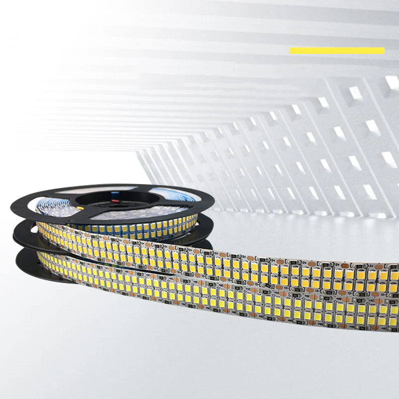 SMD2835 Double Row LED Strip Light – DC 12V / 24V | 480 LEDs/m | High Brightness Low Voltage LED Tape | 15mm PCB | Non-Waterproof | Warm White / Natural White / Cool White | 50/500M