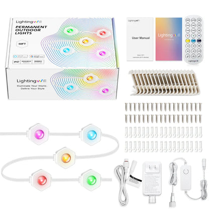 LightingWill OL1 Permanent Outdoor Lights