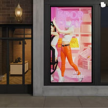 75" Single-Sided 2000-2500nits High Bright LCD Window Advertising Display, Android RK3568 2G+32G, Non-Touch, Cloud/APP/USB, Wall-Mount/Floor Stand/Suspended Installation