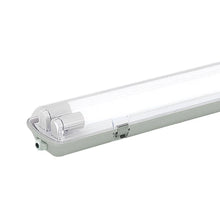 TP Series LED Tri-Proof Light – 2ft | 2-Tube Included | Waterproof Dustproof LED Fixture | Stripe Clear Cover | 3000K/4000K/5000K | AC 90–240V | Non-Dimmable | 20-Pack / 100-Pack