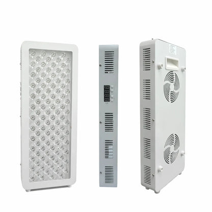 50W / 130W Large Panel Infrared Therapy Light – 60 / 80 LEDs | Button Control | Red Light 660nm & IR 850nm | Hanging Mount | AC100–240V | for Skin Rejuvenation, Muscle & Joint Therapy | Protective Goggles Included | US / EU / UK / AU Plug