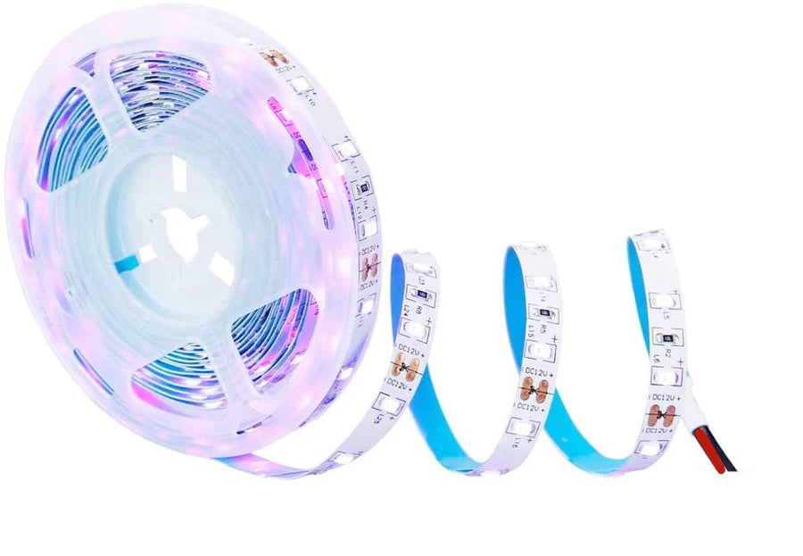 365–370nm SMD2835 UV LED Strip Light – 16.4FT / 5M / 10M | 60 / 120 / 240 LEDs/m | DC12V | Non-Waterproof / IP67 Waterproof | Adapter Not Included | UV Lighting for Resin Work, Fluorescent Effects & Visual Accent