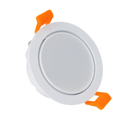 Core-5 Series Adjustable Ultra-Thin Frosted LED Downlight – White Housing – TRIAC Dimmable – 5W (3″ Cut-out) – 50-Pack/100-Pack – 3000K–6000K – 100–130V / 200–240V