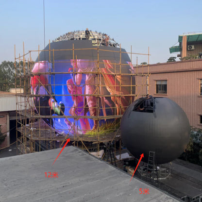LO- Giant Outdoor LED Ball Display – Dia. 400 / 500 / 800 / 1200cm (13.1–39.4ft) | P5 | Custom 360° LED Ball Screen for Stadiums, Landmarks & Mega Projects