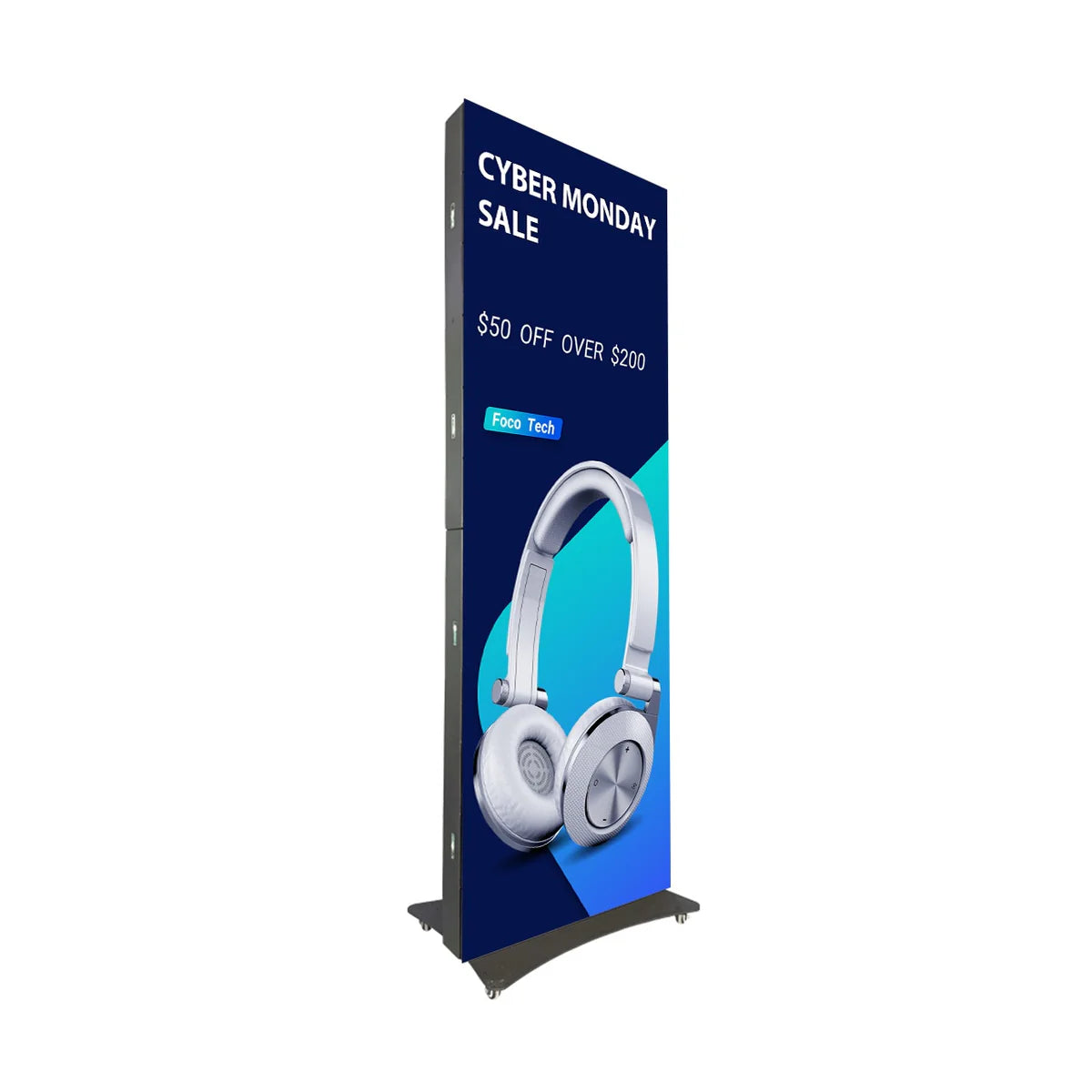 LEP-OD Series Outdoor LED Digital Signage Poster | P2.5 / P3.076 / P4 | Weatherproof Freestanding Kiosk Display