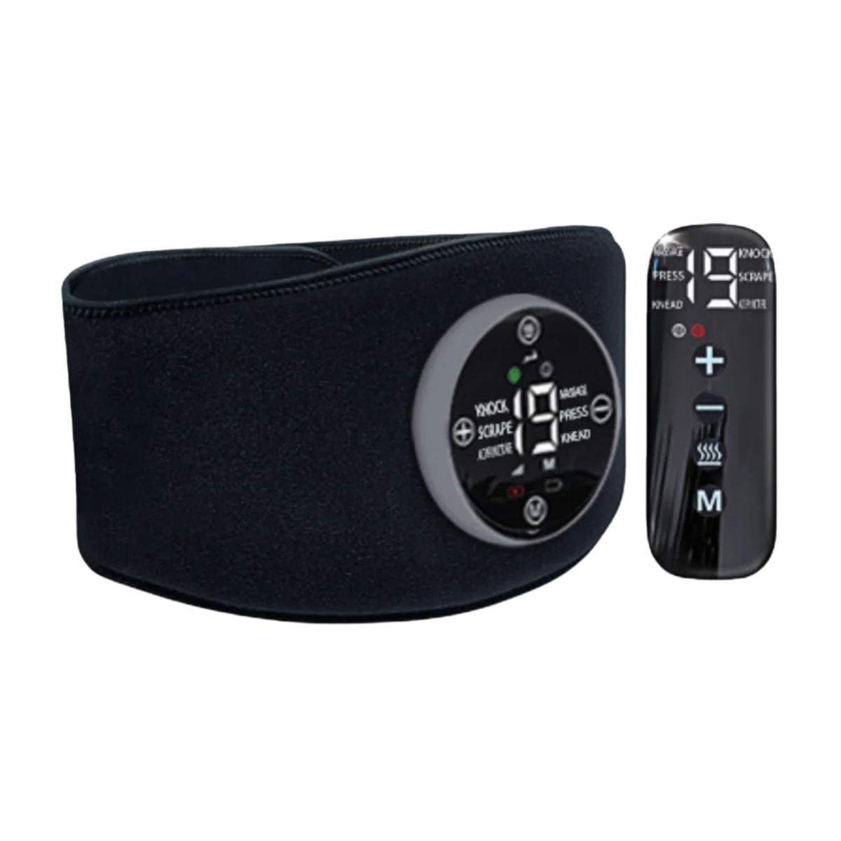 Infrared Therapy Heating Belt – Wireless Near Infrared Waist Belt | 2000mAh Battery | Digital Display | Transparent Film | With / Without Remote Control | Type-C Charging | for Back & Waist Pain Therapy