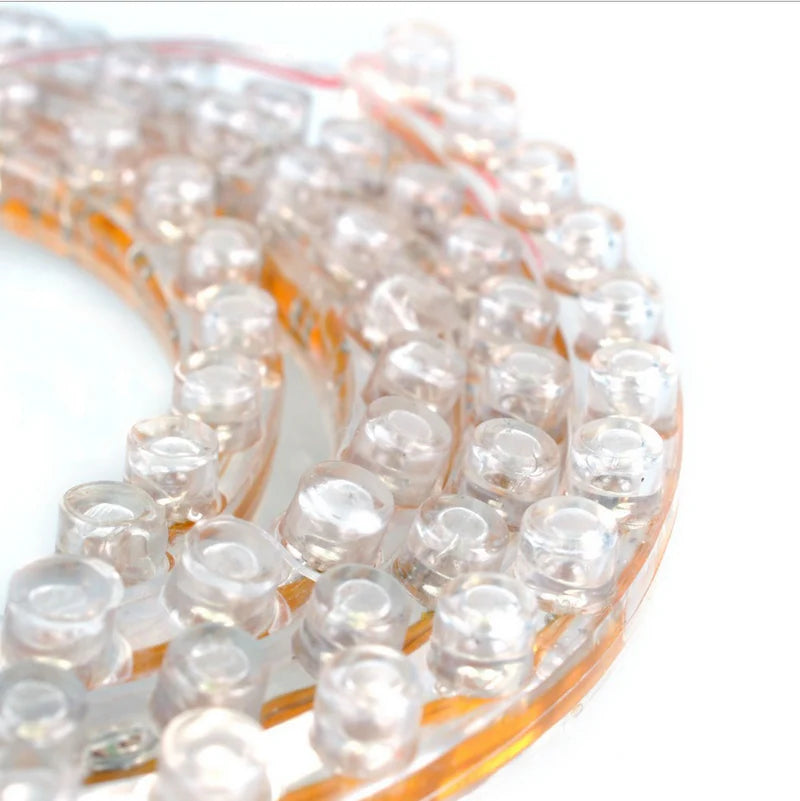 Waterproof Flexible Grill LED Strip Light | 12V DC | 24cm / 48cm / 72cm / 96cm / 120cm | 6000K / 3000K / Red / Green / Blue | Motorcycle & Car Decorative Lighting