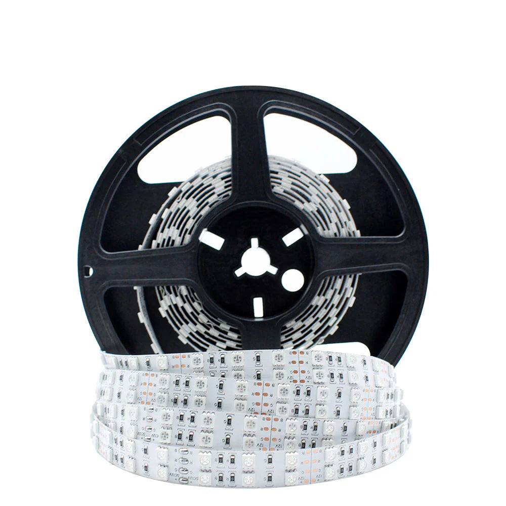 395–405nm SMD5050 UV LED Strip Light – 16.4FT / 5M / 10M | 30 / 60 / 120 LEDs/m | DC12V | Non-Waterproof / IP67 Waterproof | Power Supply Not Included | UV LED for Curing, Fluorescent Effects & Glow Lighting