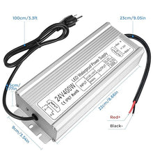 400W Outdoor Waterproof Power Supplies, 24V/36V/48V Output, 90-140V / 175-265V Input, Single Output, Aluminum Housing, Outdoor Lighting Projects, CE/RoHS/FCC Certified, US/UK/EU Plug, 1-Pack / 10-Pack