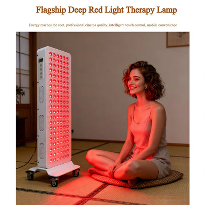 ALL-PRO Series Large Panel Infrared Therapy Lamp – 140W / 260W / 420W | Dual Chip Red Light & Infrared | Touch Control with Timer & Pulse Dimming | 30° Lens | AC85–265V | Included Hanging Rope, Protective Goggles | for Skin | US / EU / UK / AU Plug