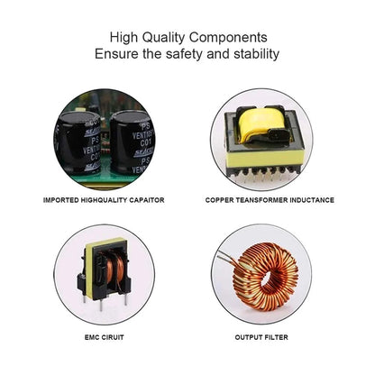 DC 12V/24V 60W–240W Industrial Switching Power Supplies, AC 110/220V Input, Constant Voltage LED Driver Transformer, Metal Case with Screw Terminals, CE/FCC/RoHS Certified