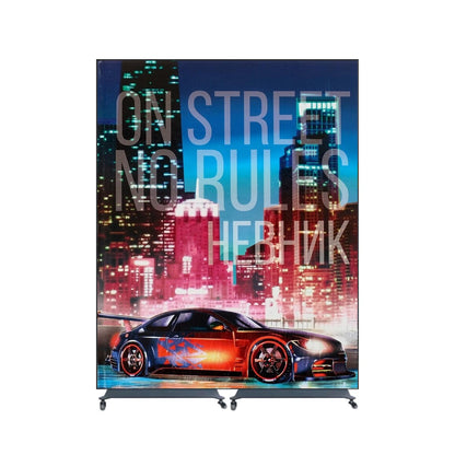 LEP-S Series Modular-Splicing LED Digital Signage Poster | 960×1920mm Indoor Plug-in | P2.5 / P1.86 / P1.53 / P1.25 | Acrylic Front Panel