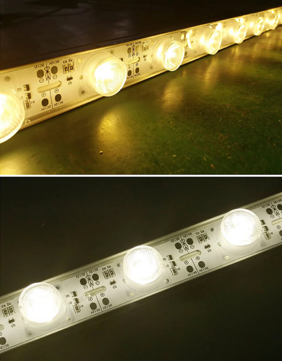 1M DC12V High Brightness Rigid LED Strip Light, SMD3030 18LEDs/M 22W 25mm PCB, Warm White / Natural White / Daylight White / Cool White IP00 / IP65, for Side-Emitting Light Box, 50PCS / 500PCS