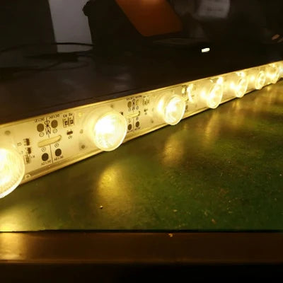 1M DC12V High Brightness Rigid LED Strip Light, SMD3030 18LEDs/M 22W 25mm PCB, Warm White / Natural White / Daylight White / Cool White IP00 / IP65, for Side-Emitting Light Box, 50PCS / 500PCS
