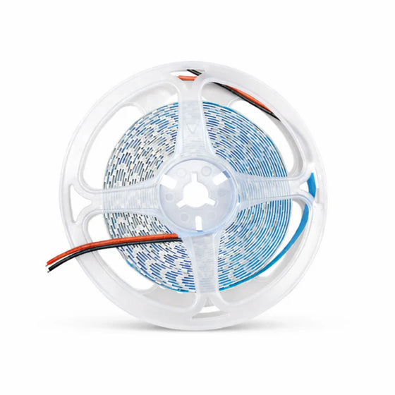 DC12V SMD2835 Single Color LED Strip Light – 120 LEDs/m | High Brightness Low Voltage LED Tape | 8mm PCB | Warm White / Natural White / Cool White / Blue / Red / Ice Blue / Golden Yellow | IP00 / IP67 | for Mirror, Kitchen Cabinet, Bedroom | 50/500M