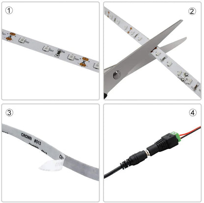 850nm-DC12V Red & Infrared Rigid LED Strip-SMD2835/SMD5050, 30/60/120/240 LEDs/m, 5/50/500 Meters, IP00/IP65, IR Night Vision, CCTV Camera, Security Camera, Machine Vision