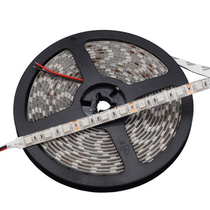SMD5050 Red/Green/Blue/Yellow/Pink/Icy Blue LED Strip Light | Standard Brightness | 12V DC | 12W/m | 60 LEDs/m | 5m Roll | IP00 / IP65/IP67 Options
