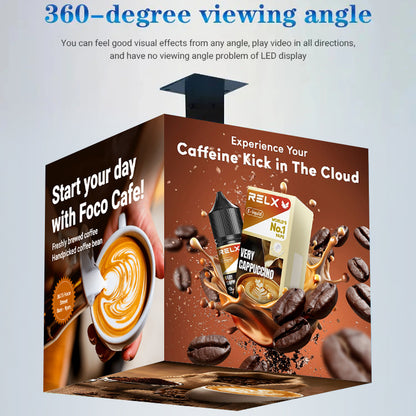 MGC Series Multi-Option Magic Cubic LED Display – 320–640mm | P1.8 / P2.5 / P3.91 | 5/6-Face | Indoor & Outdoor | Display Cube for Retail & Events