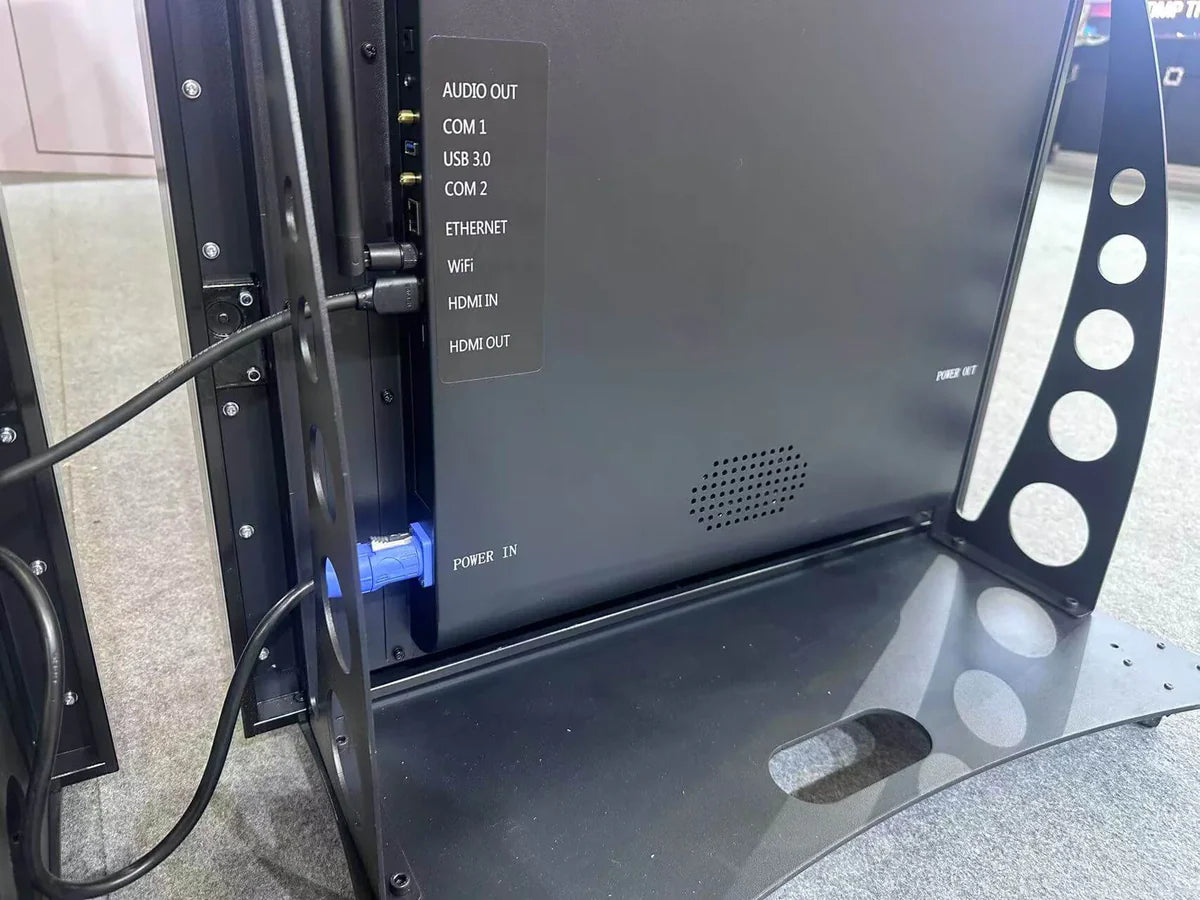 LEP-S Series Modular-Splicing LED Digital Poster Display | 640×1920mm Indoor Plug-in | P2.5 / P1.86 / P1.53 / P1.25 | Acrylic Front Panel