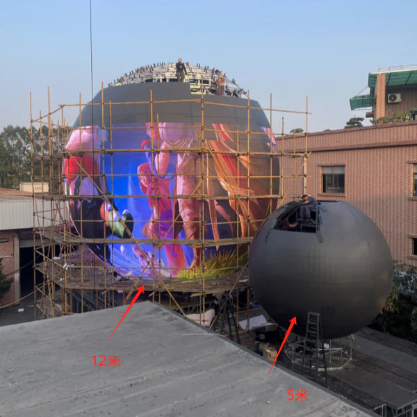 LI- Giant Indoor LED Ball Display – Dia. 200cm / 250cm / 300cm / 400cm / 500cm (6.6ft–16.4ft) | P3 / P2.5 / P2 / P1.86 / P1.53 / P1.25 | 360° LED Ball Display for Museums, Fairs & Installations