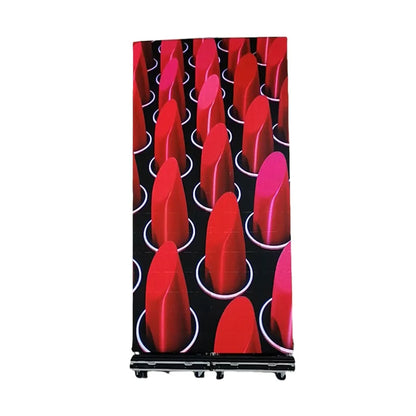 LEP-M Series Foldable & Liftable LED Digital Signage Poster | 1×4m Indoor Kit | P3.9mm | Remote-Controlled Rolling Case Display