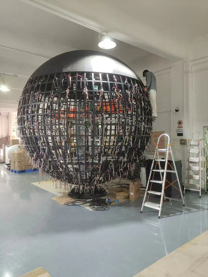 LO- Outdoor LED Ball Display – Dia. 200 / 250 / 300cm (6.6–9.8ft) | P6 / P5 | Weatherproof 360° Ball Screen for Landmarks & Public Installations